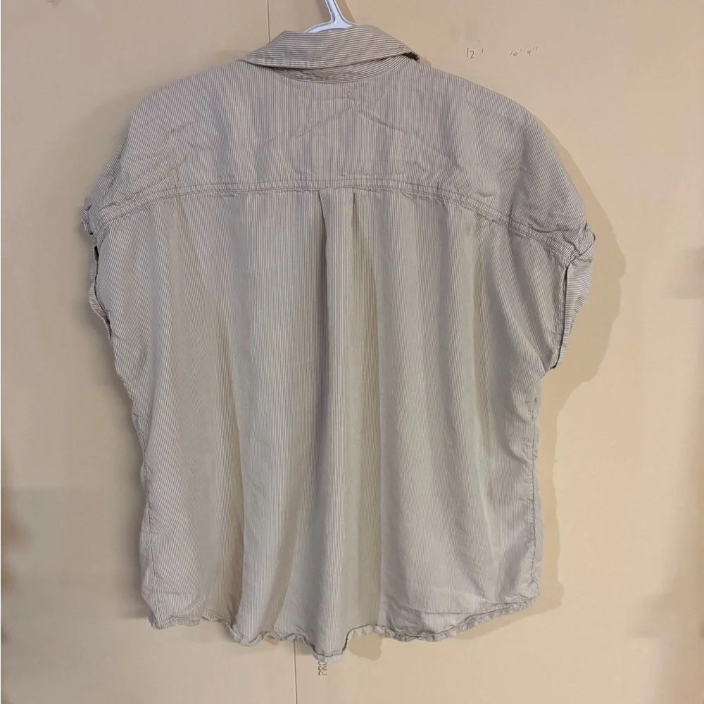 Tilley classic Beige Button-Up Blouse - Picture 2 of 5
